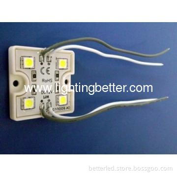 Plastic cover waterproof SMD5050 Led module with 4leds/m